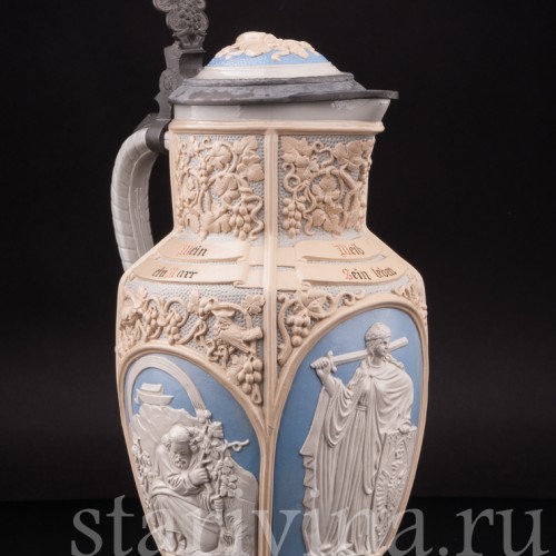 Уцененный пивной кувшин Германия, 3,2 л, Villeroy & Boch, Германия, кон. 19 - нач. 20 вв.