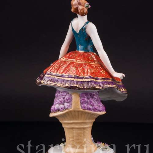 Фигурка из фарфора Танцовщица Sitzendorf, Германия, кон. 19 - нач. 20 вв.