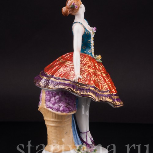 Фигурка из фарфора Танцовщица Sitzendorf, Германия, кон. 19 - нач. 20 вв.