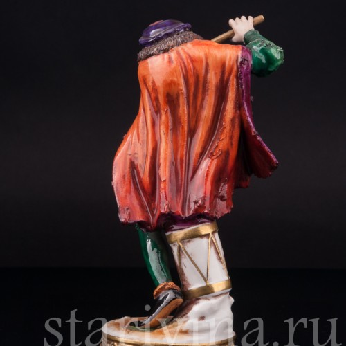 Фарфоровая статуэтка Уличный музыкант, Rudolf Kammer, Германия, 1961-1990 гг.
