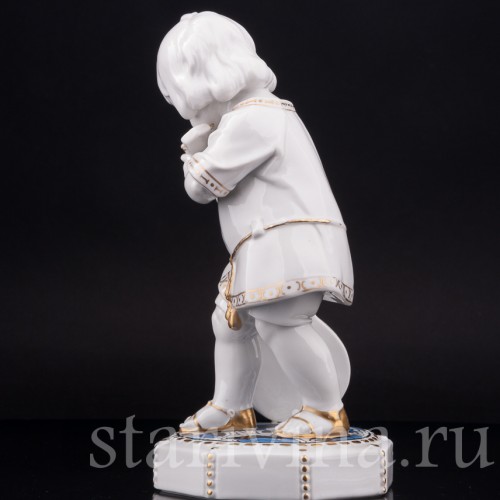 Фигурка из фарфора Мальчик с гитарой, Hertwig & Co, Германия, 1920-40 гг.