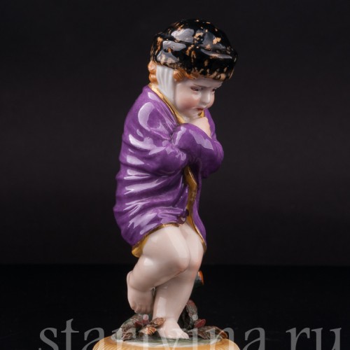 Фигурка из фарфора Аллегория зимы Muller & Co, Германия, нач. 20 в.