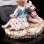 Фарфоровая фигурка Дети с виноградной лозой, аллегория осени, миниатюра, Meissen, Германия, сер. 19 - нач. 20 вв.