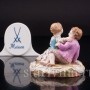 Фарфоровая фигурка Дети с виноградной лозой, аллегория осени, миниатюра, Meissen, Германия, сер. 19 - нач. 20 вв.