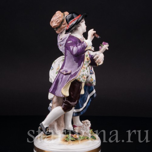 Фарфоровая статуэтка Пастушки, Volkstedt, Германия, кон. 19 - нач. 20 вв.