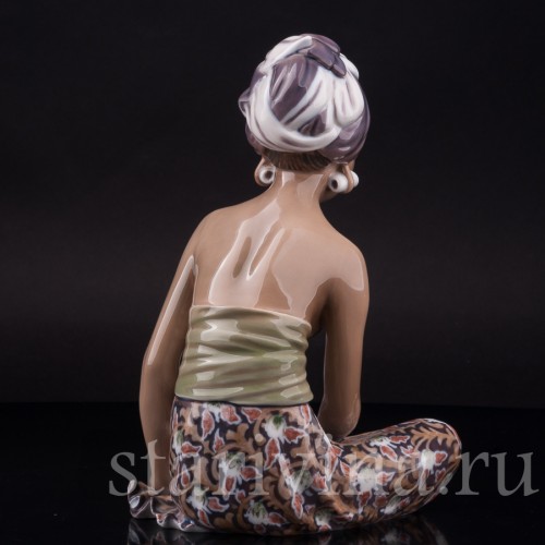 Статуэтка из фарфора Девушка с Бали, Dahl Jensen, Дания, 1920-80 гг.