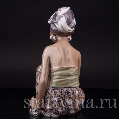 Статуэтка из фарфора Девушка с Бали, Dahl Jensen, Дания, 1920-80 гг.