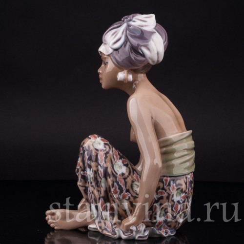 Статуэтка из фарфора Девушка с Бали, Dahl Jensen, Дания, 1920-80 гг.