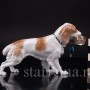 Статуэтка собаки из фарфора Спаниель с селезнем, Rosenthal, Германия, 1970 гг.