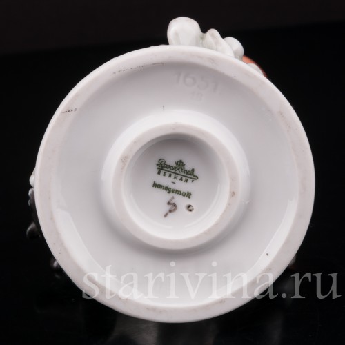 Фигурка птицы из фарфора Поющий зяблик, Rosenthal, Германия, 1950-60 гг.