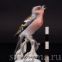Фигурка птицы из фарфора Поющий зяблик, Rosenthal, Германия, 1950-60 гг.
