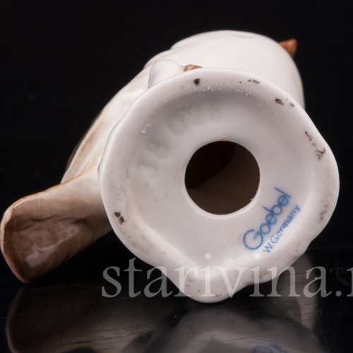 Фарфоровая фигурка птицы Птица, миниатюра, Goebel, Германия, вт. пол. 20 в.