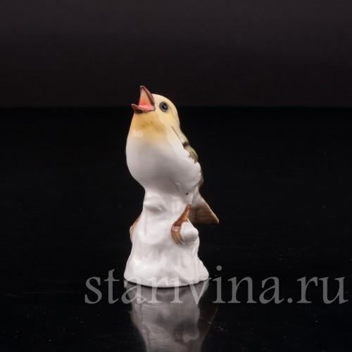 Фарфоровая фигурка птицы Птица, миниатюра, Goebel, Германия, вт. пол. 20 в.