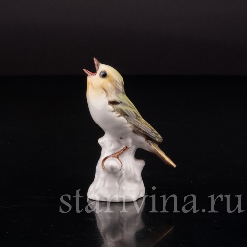 Фарфоровая фигурка птицы Птица, миниатюра, Goebel, Германия, вт. пол. 20 в.