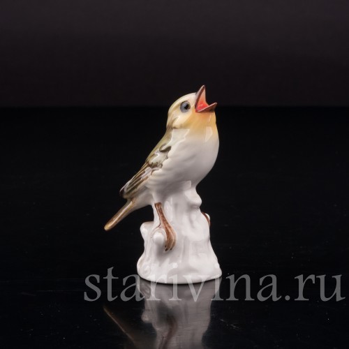 Фарфоровая фигурка птицы Птица, миниатюра, Goebel, Германия, вт. пол. 20 в.
