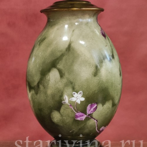 Парные фарфоровые лампы Ласточки, Франция, 19 в.