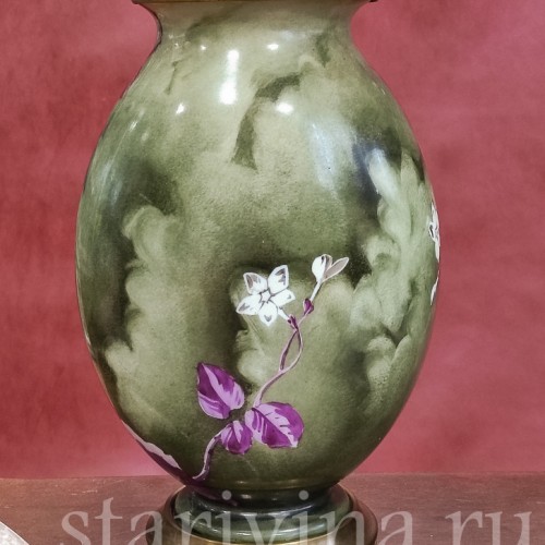 Парные фарфоровые лампы Ласточки, Франция, 19 в.