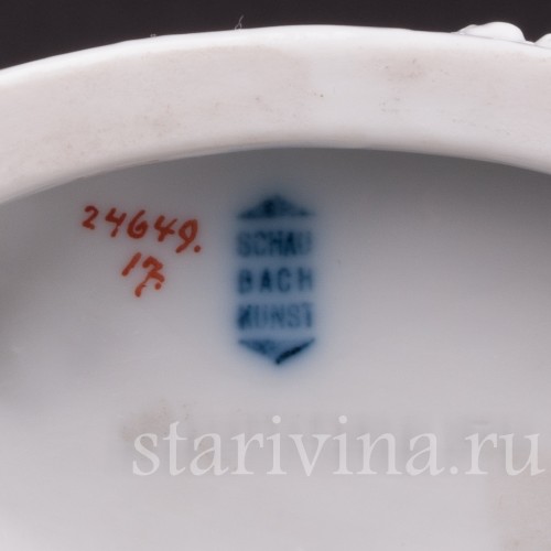 Фарфоровая статуэтка Пьеро и Коломбина, Schaubach Kunst, Германия, 1930-50 гг.