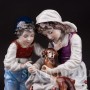 Фарфоровая статуэтка Дети со щенком, Ernst Bohne Sohne, Германия, нач. 20 в.