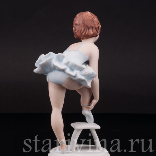 Статуэтка из фарфора Маленькая балерина, Alka Kaiser, Германия, вт. пол. 20 в.