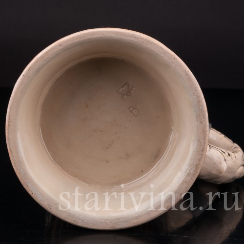 Старинная пивная кружка Трубач из Зекингена, 1/2 л, Albert Jacob Thewalt, Германия, кон. 19 - нач. 20 вв.