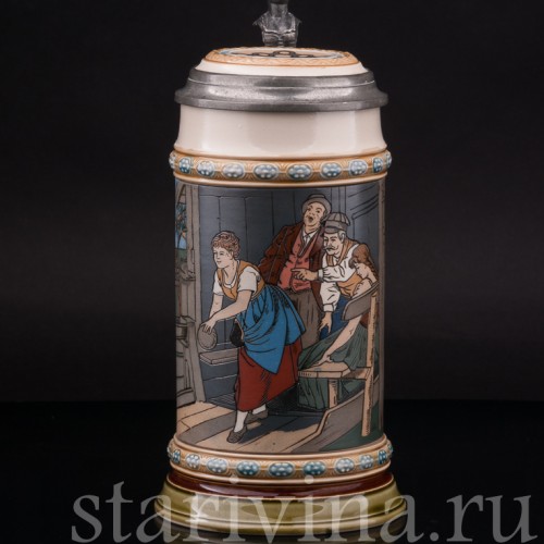 Кегельбан, 1/2 л, Villeroy & Boch, Германия, 1902 г