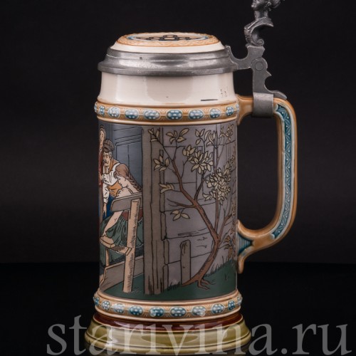 Кегельбан, 1/2 л, Villeroy & Boch, Германия, 1902 г