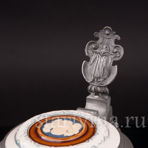 Старинная пивная кружка Гамбринус, 1/2 л, Villeroy & Boch, Германия, 1899 г.