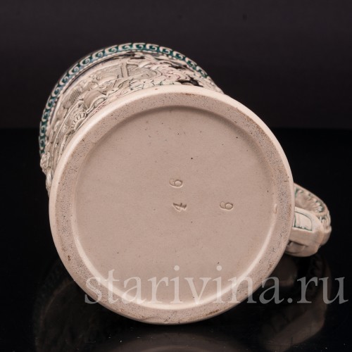 Старинная пивная кружка Музыка и песни, 1/2 л, Diesinger, Германия, 1894-1900 гг.