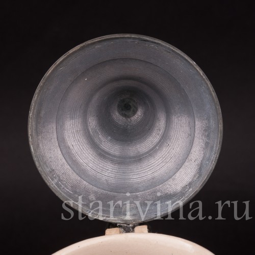 Старинная пивная кружка Гномы на бочке, 1/2 л, Diesinger, Германия, кон. 19 - нач. 20 вв.