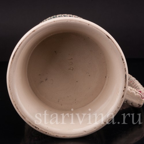 Старинная пивная кружка Красавицы Тироля, 1 л, Diesinger, Германия, кон. 19 в.