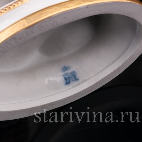 Фарфоровая статуэтка балерины Фанни Эльслер, кружевная, Volkstedt, Германия, перв. пол. 20 в.