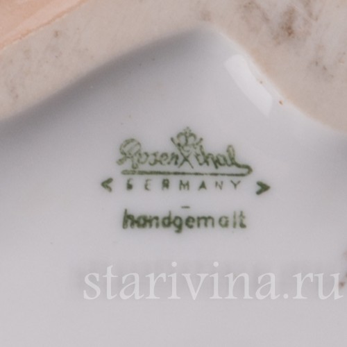 Фигурка собаки из фарфора Щенок таксы, Rosenthal, Германия, 1950-60 гг.