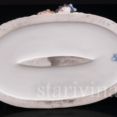 Фарфоровая композиция Дети с мышеловкой, Volkstedt, Германия, кон. 19 в.