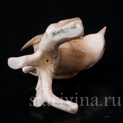 Фигурка птицы из фарфора Крапивник, Hutschenreuther, Германия, 1938-55 гг.