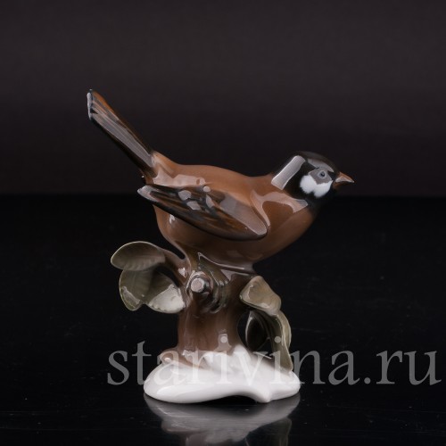 Фигурка птицы из фарфора Зяблик, Rosenthal, Германия, 1953-56 гг.
