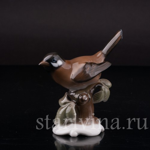Фигурка птицы из фарфора Зяблик, Rosenthal, Германия, 1953-56 гг.