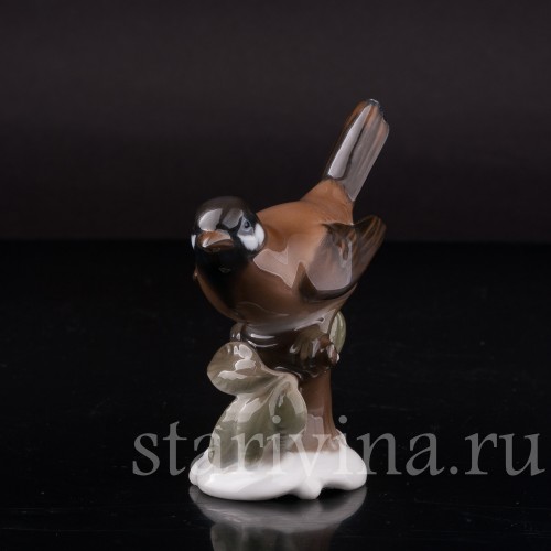 Фигурка птицы из фарфора Зяблик, Rosenthal, Германия, 1953-56 гг.