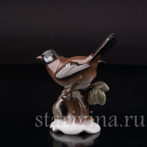 Фигурка птицы из фарфора Зяблик, Rosenthal, Германия, 1953-56 гг.