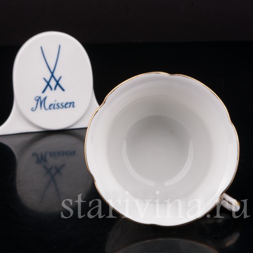 Фарфоровая Кофейная чашка, Meissen, Германия, 1953 г.