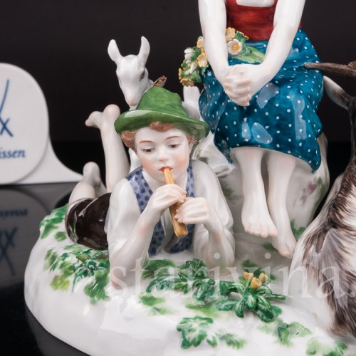 Фарфоровая композиция Весна, Meissen, Германия, нач. 20 в.