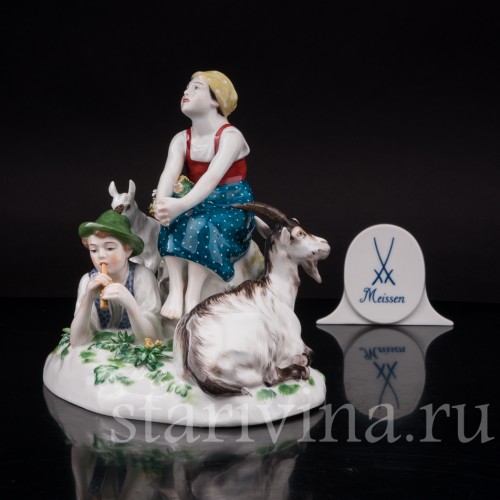 Фарфоровая композиция Весна, Meissen, Германия, нач. 20 в.