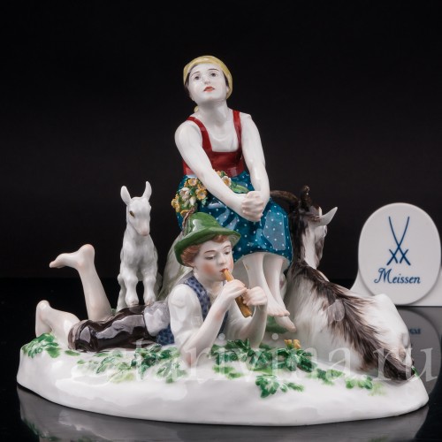 Фарфоровая композиция Весна, Meissen, Германия, нач. 20 в.