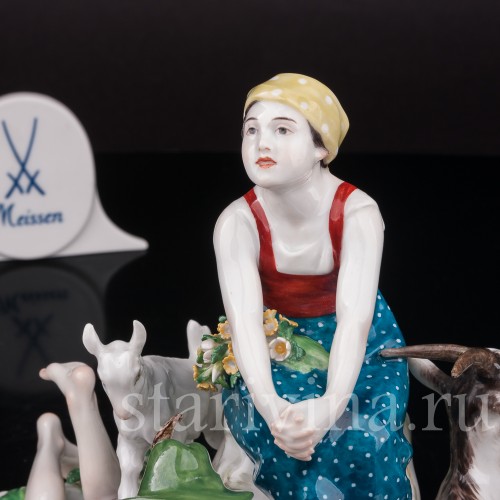 Фарфоровая композиция Весна, Meissen, Германия, нач. 20 в.