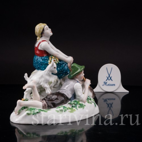 Фарфоровая композиция Весна, Meissen, Германия, нач. 20 в.