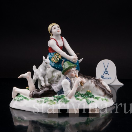 Фарфоровая композиция Весна, Meissen, Германия, нач. 20 в.