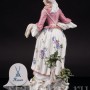 Фарфоровая статуэтка Пастушка, Meissen, Германия, 1950 г.