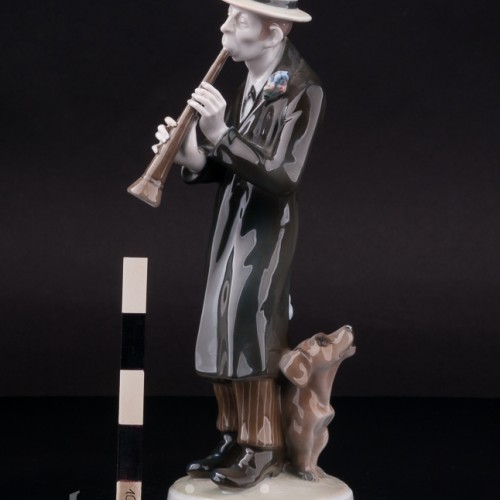Фарфоровая статуэтка Кларнетист с таксой, Rosenthal, Германия, 1923 г.