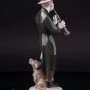 Фарфоровая статуэтка Кларнетист с таксой, Rosenthal, Германия, 1923 г.