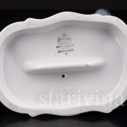 Статуэтка птиц из фарфора Пара пингвинов, Rosenthal, Германия, 1930-40 гг.